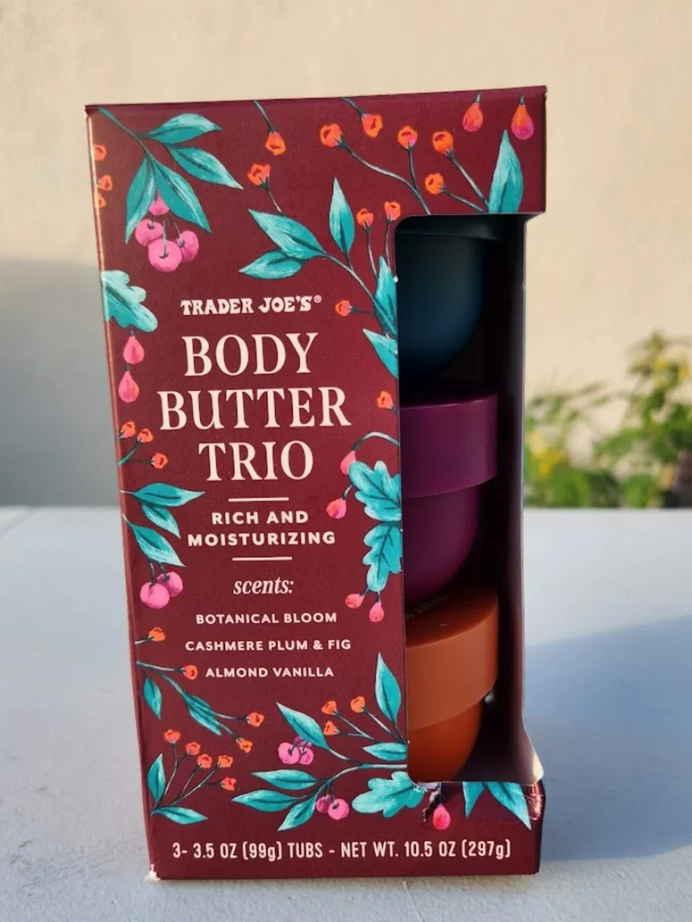 NEW Trader Joe's Body Butter Trio Gift Set Moisturizer Trader Joes Set of 3 Incl